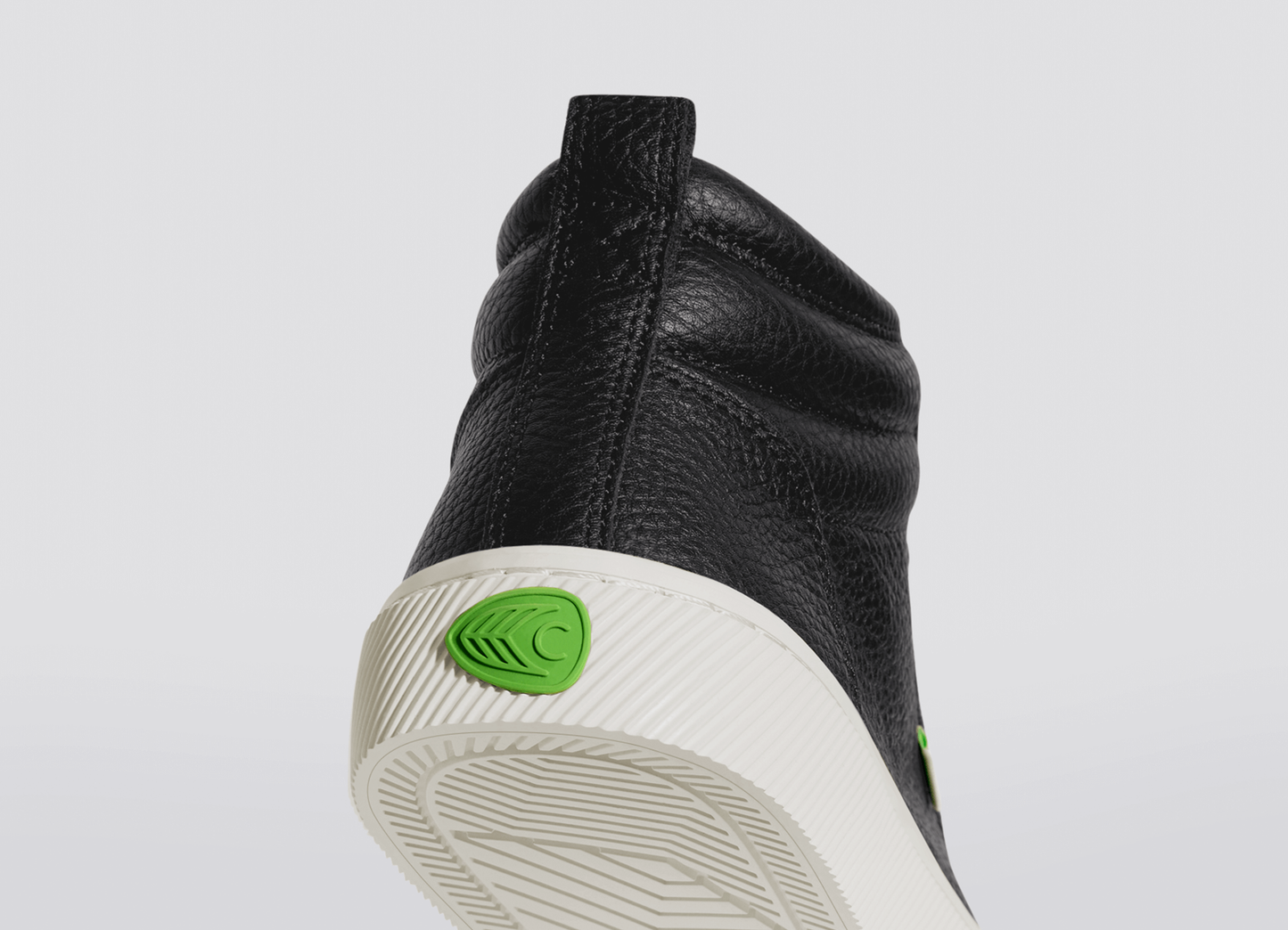 OCA Therma High Black Premium Leather Sneaker