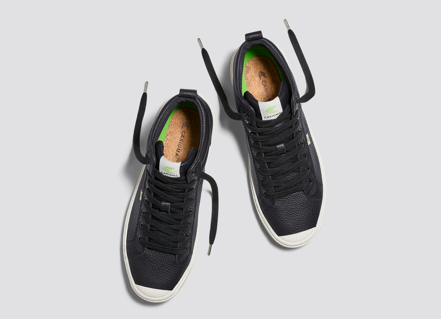 OCA Therma High Black Premium Leather Sneaker