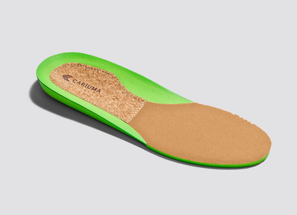 NAIOCA Stripe Suede and Canvas Lush Green