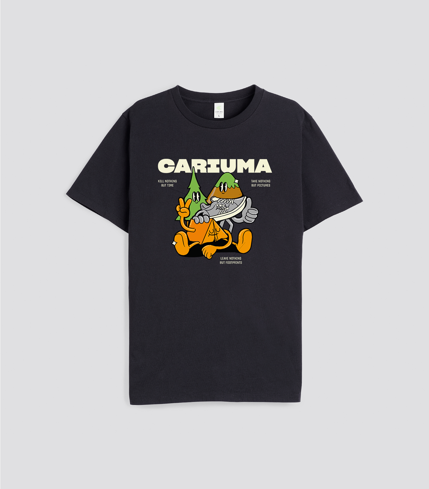 T-Shirt Black Take Nothing Leave Nothing