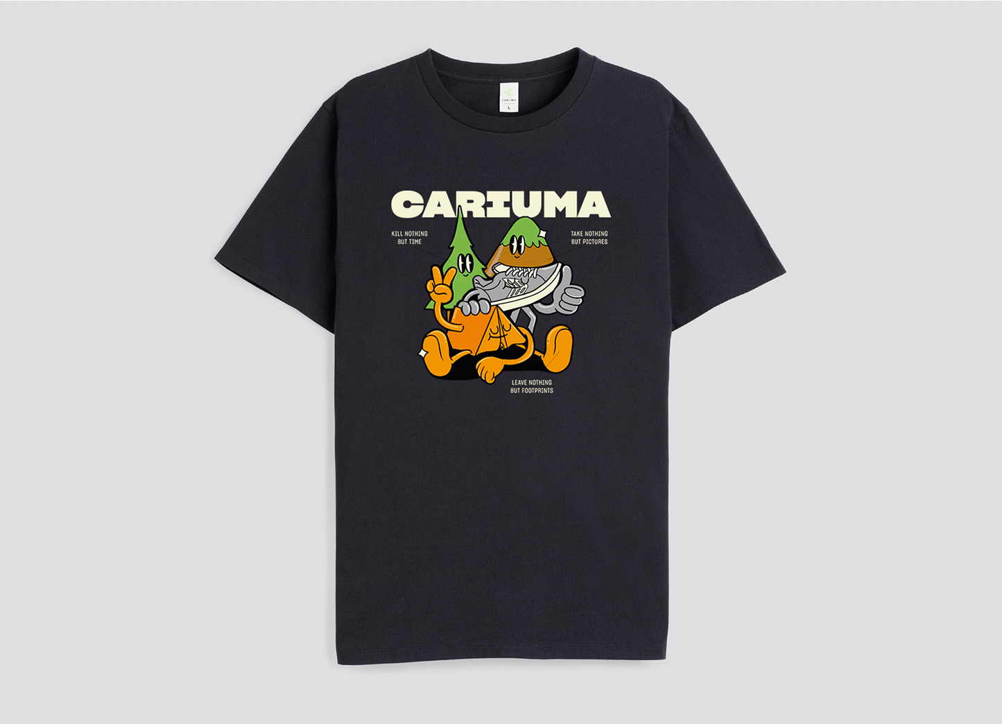 T-Shirt Black Take Nothing Leave Nothing